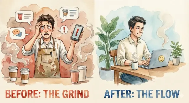 How to Market a New Coffee Shop on Instagram in 2025 (The "No-Burnout" Guide) article image